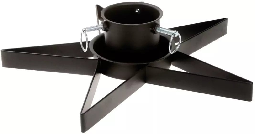 Det Gamle Apotek Christmas tree stand, h 10cm, w 45cm, d 47cm, black