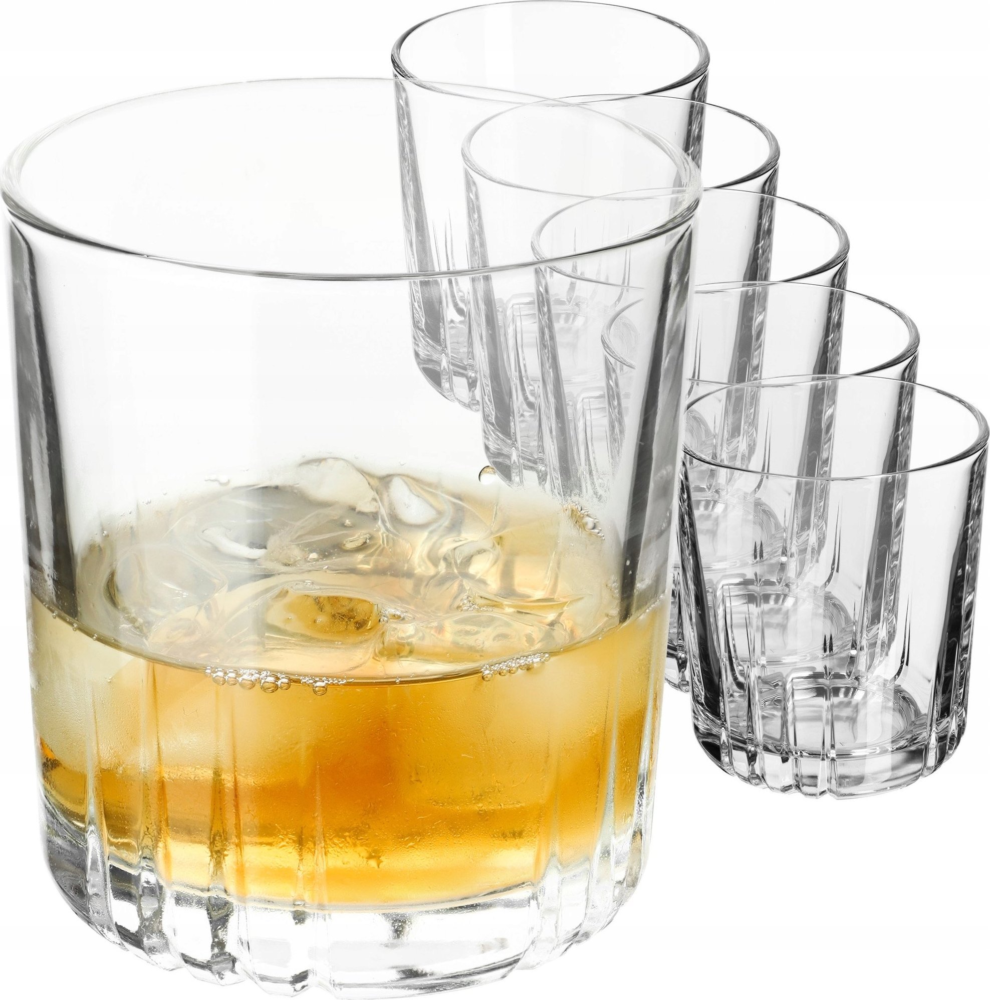 Kadax Szklanki Do Whisky Drinków Soku 280ml Zestaw 6szt