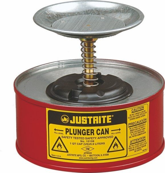 Topserw Stalowy pojemnik tłokowy zabezpieczający - poj. 1L