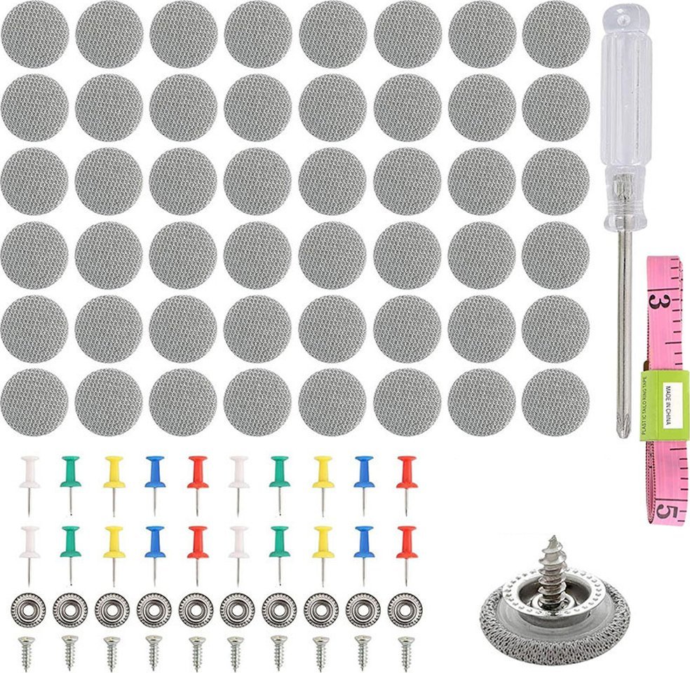 Samochodowy zestaw do naprawy podsufitki Heckermann A088 Jasnoszary Grey-White