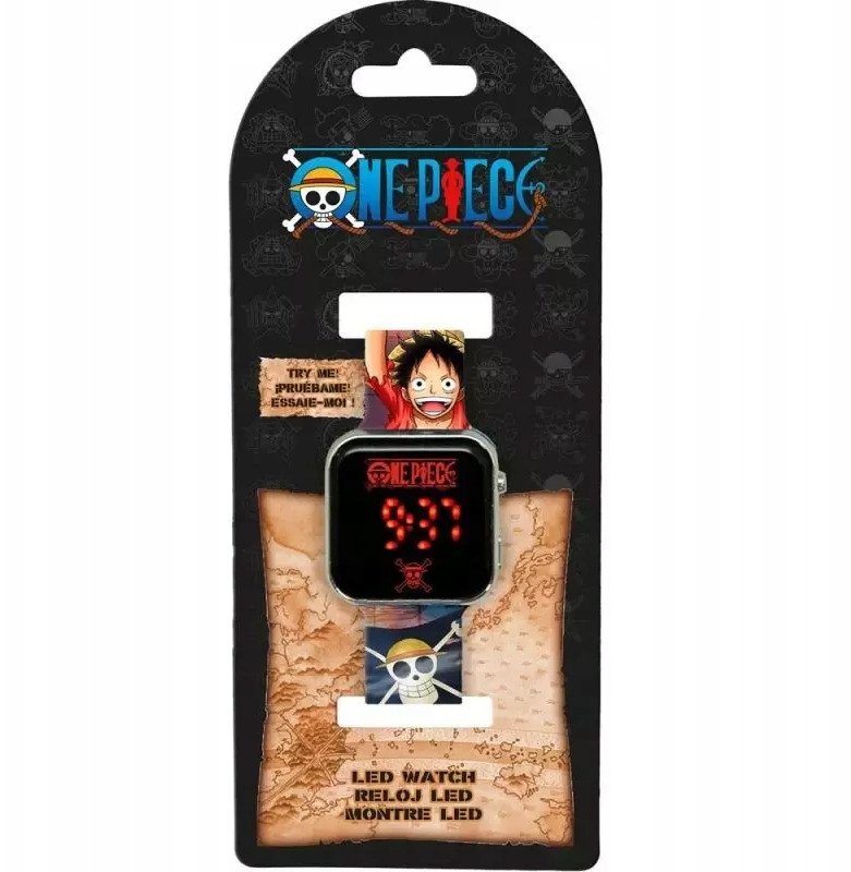 Zegarek LED z kalendarzem One Piece OP00006 Kids Euroswan