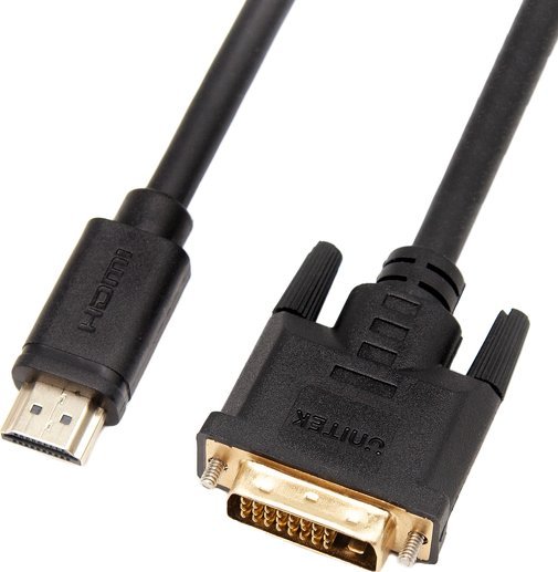 Adapter AV Unitek HDMI - DVI-D czarny (C1271BK-2M)