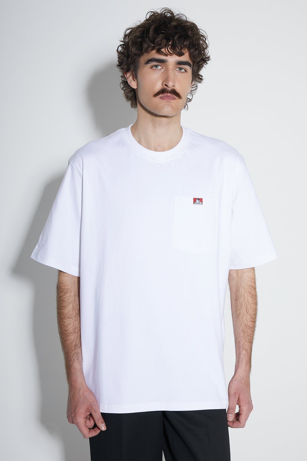 Koszulka Ben Davis Heavy SS Duty Pocket White