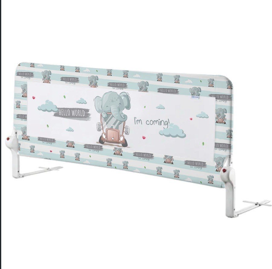 Barierka ochronna bramka osłonka do łóżka 90cm słonik