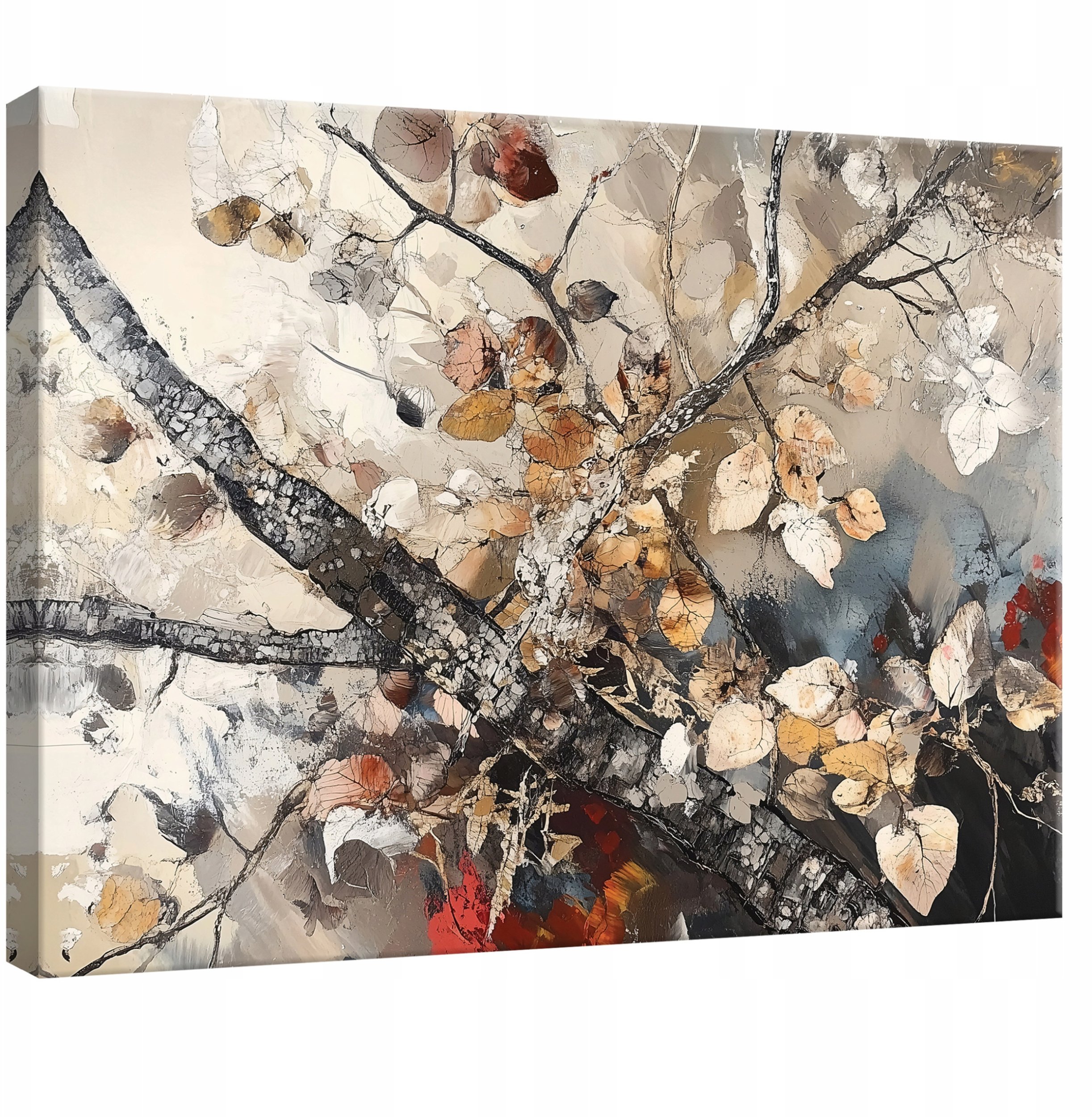 OBRAZ NA PŁÓTNIE ŚCIANĘ DRZEWO ABSTRAKCJA DO SYPIALNI SALONU KUCHNI 120x80