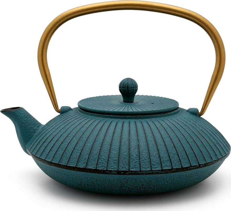 Bredemeijer Bredemeijer Teapot Linhai 1,1l Cast Iron petrol gold 153031
