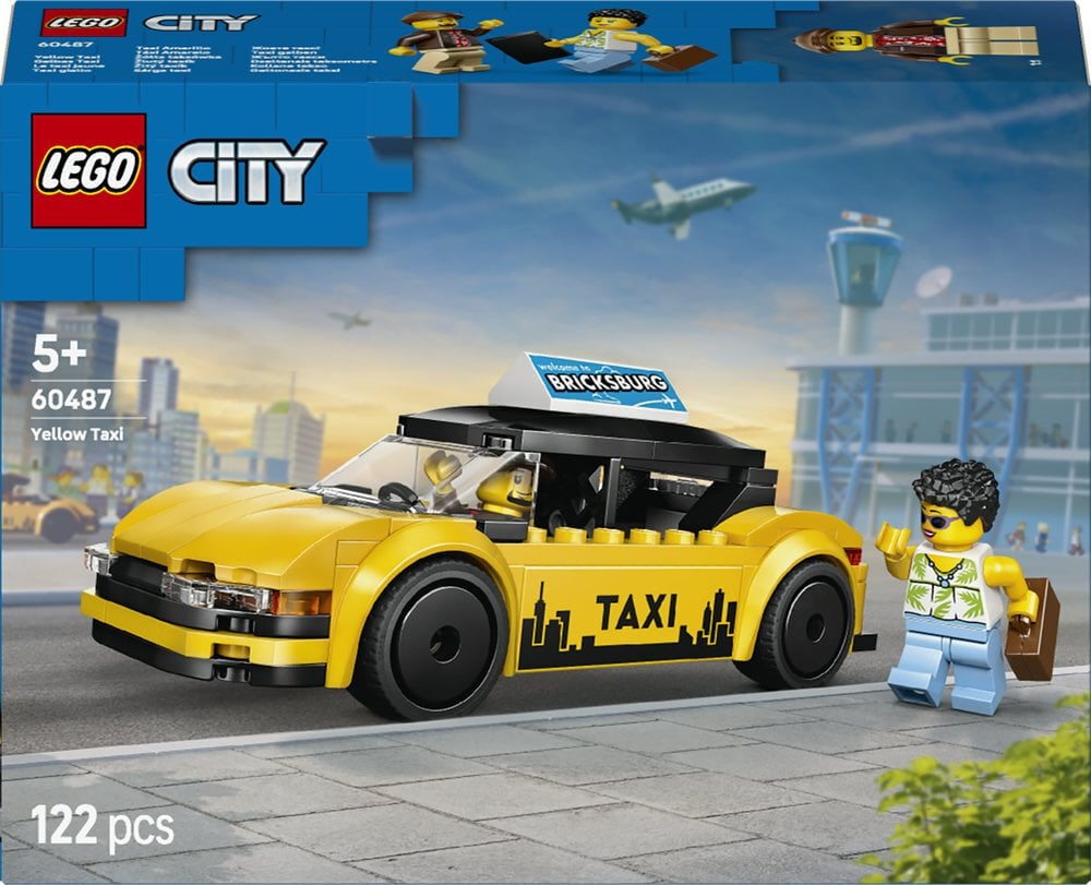 LEGO City Żółta taksówka (60487)