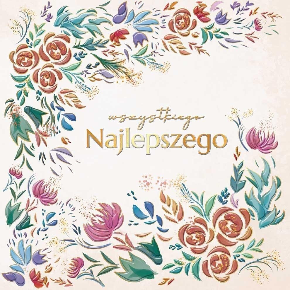 Karnet KW Retro kwiaty