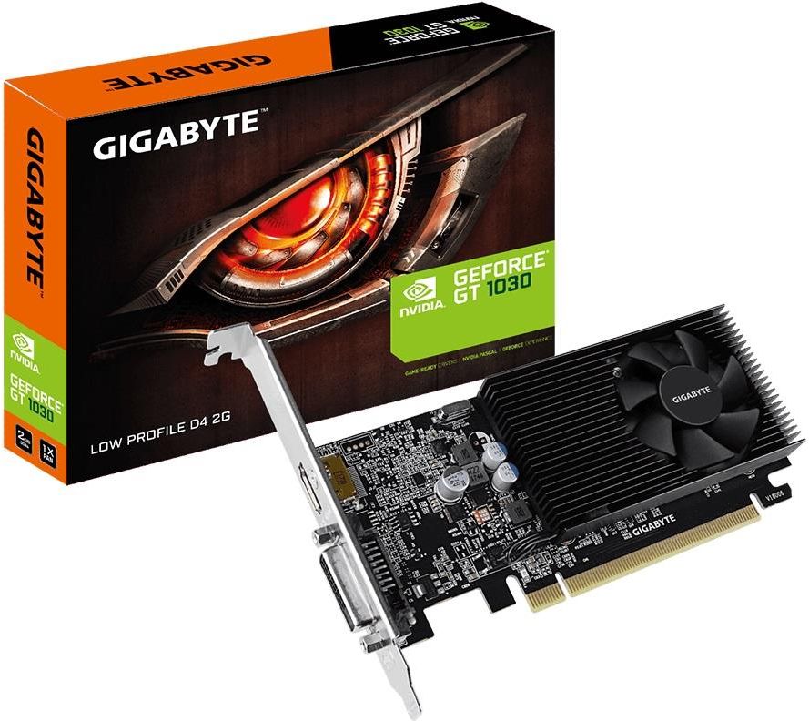Karta graficzna Gigabyte GeForce GT 1030 Low Profile D4 2GB DDR4 (GV-N1030D4-2GL)