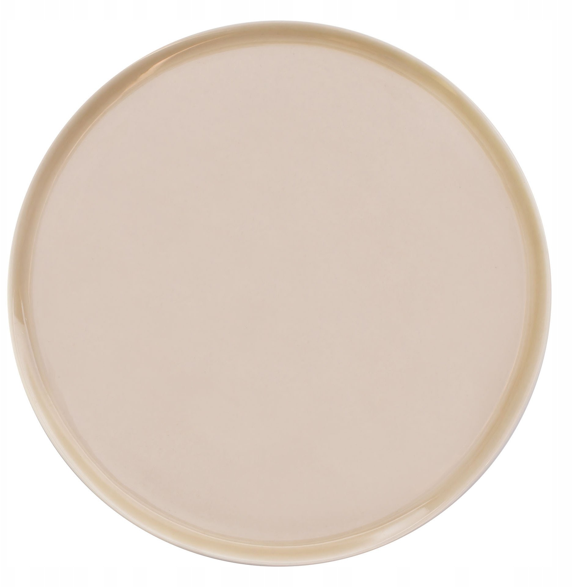 ETER Talerz płaski okrągły 20 cm, beżowy