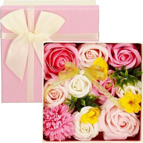 Springos Pudełko 15 szt. kwiatów mydlanych Flower box UNIWERSALNY