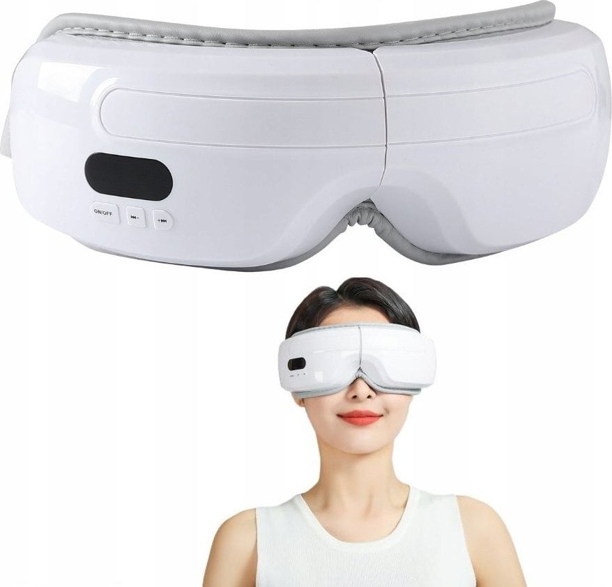 Masażer Masaż do Oczu Skroni na Oczy Wibracyjny Podgrzewanie Muzyka Jabees / A259