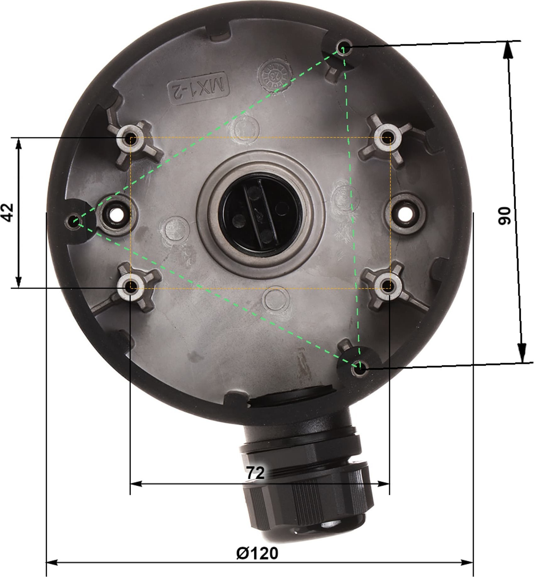 Hikvision UCHWYT KAMERY DS-1280ZJ-DM46(BLACK) Hikvision