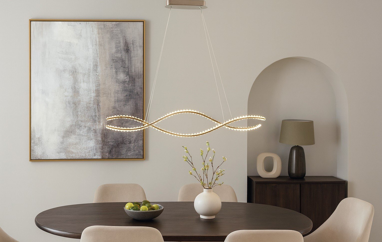 Lampa SPARK WAVES PENDANT 150 CCT DIMM + REMOTE CONTROL