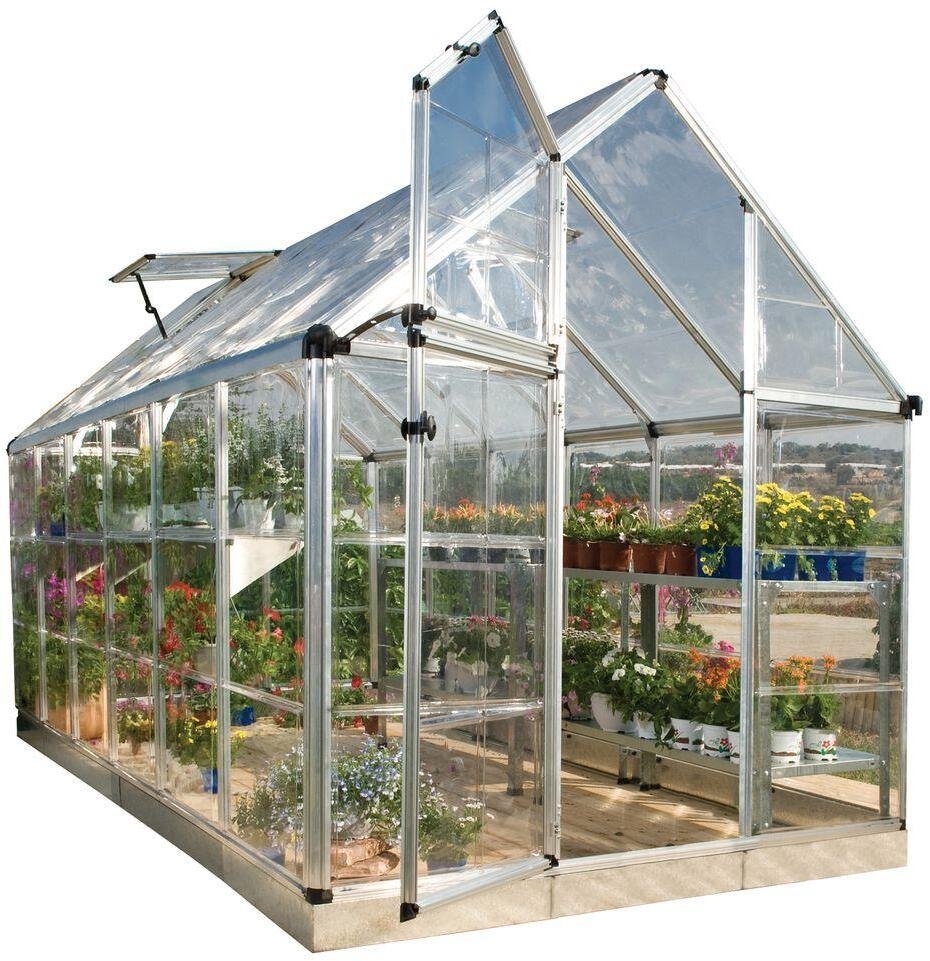 Palram Szklarnia Ogrodowa z Poliwęglanu 701782 3,65 x 1,85 m x 208 cm Tunel Canopia