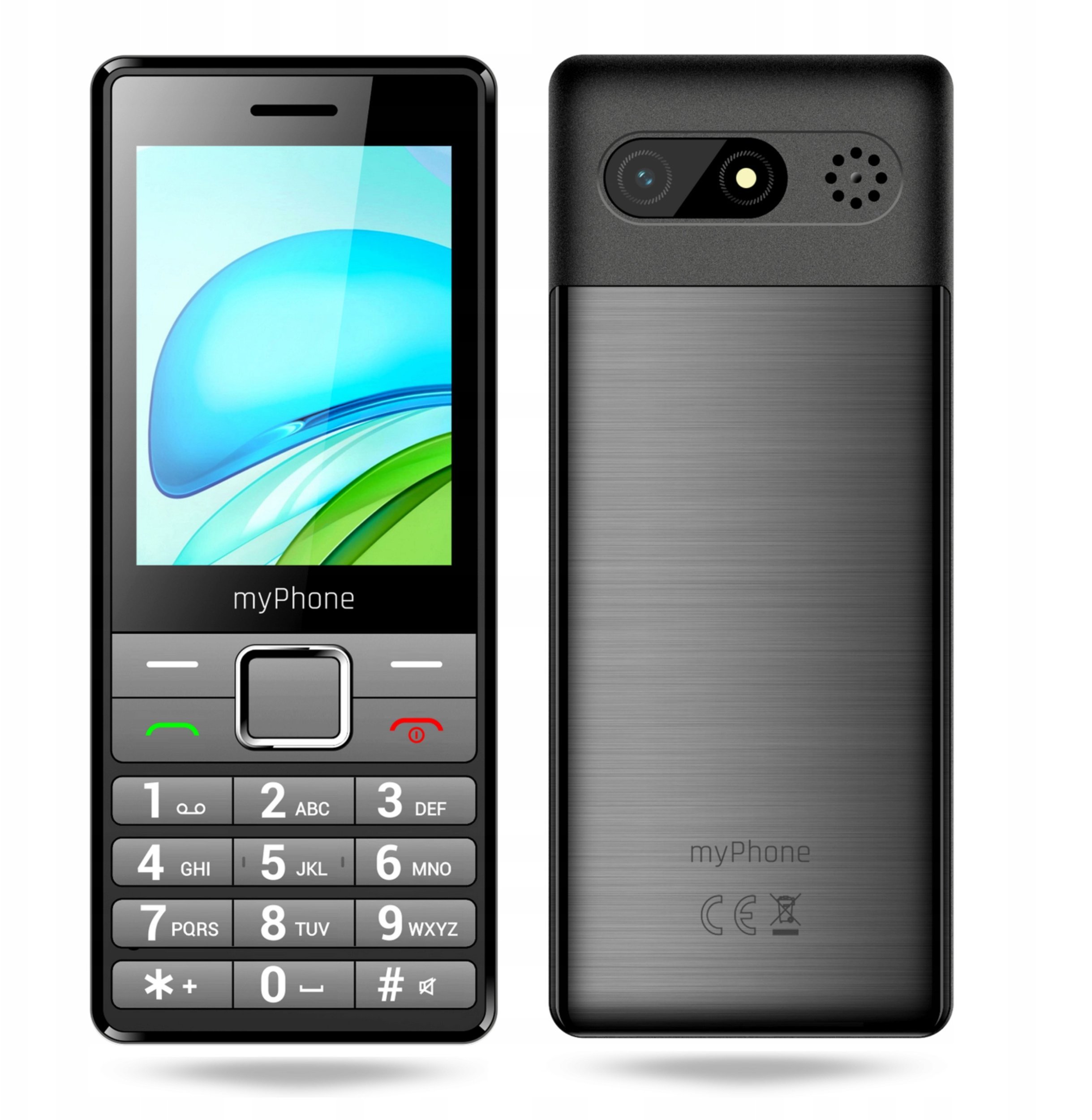 Telefon komórkowy myPhone 7340 (Silver) Dual SIM 2.8" IPS 128MB/48MB/4G