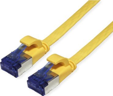 Triton Patchkabel VALUE FTP, Cat.6A (Class EA), extra plat, geel, 1,5 m