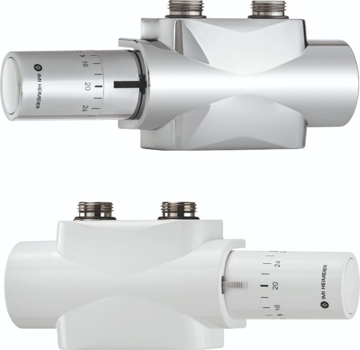 Heimeier Zestaw termostatyczny Multilux 4 głowica Halo biały (9690-27.800)