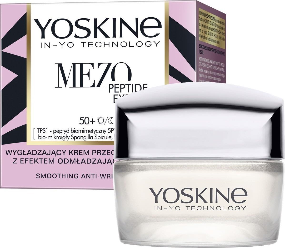 Yoskine Mezo Peptide Expert wygładzający krem przeciwzmarszczkowy 50+ 50ml