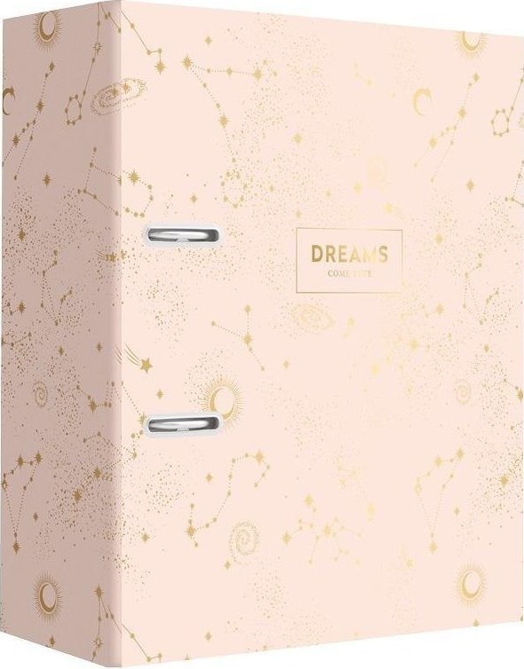 Segregator Interdruk 2-ringowy A4 75mm różowy (489165)