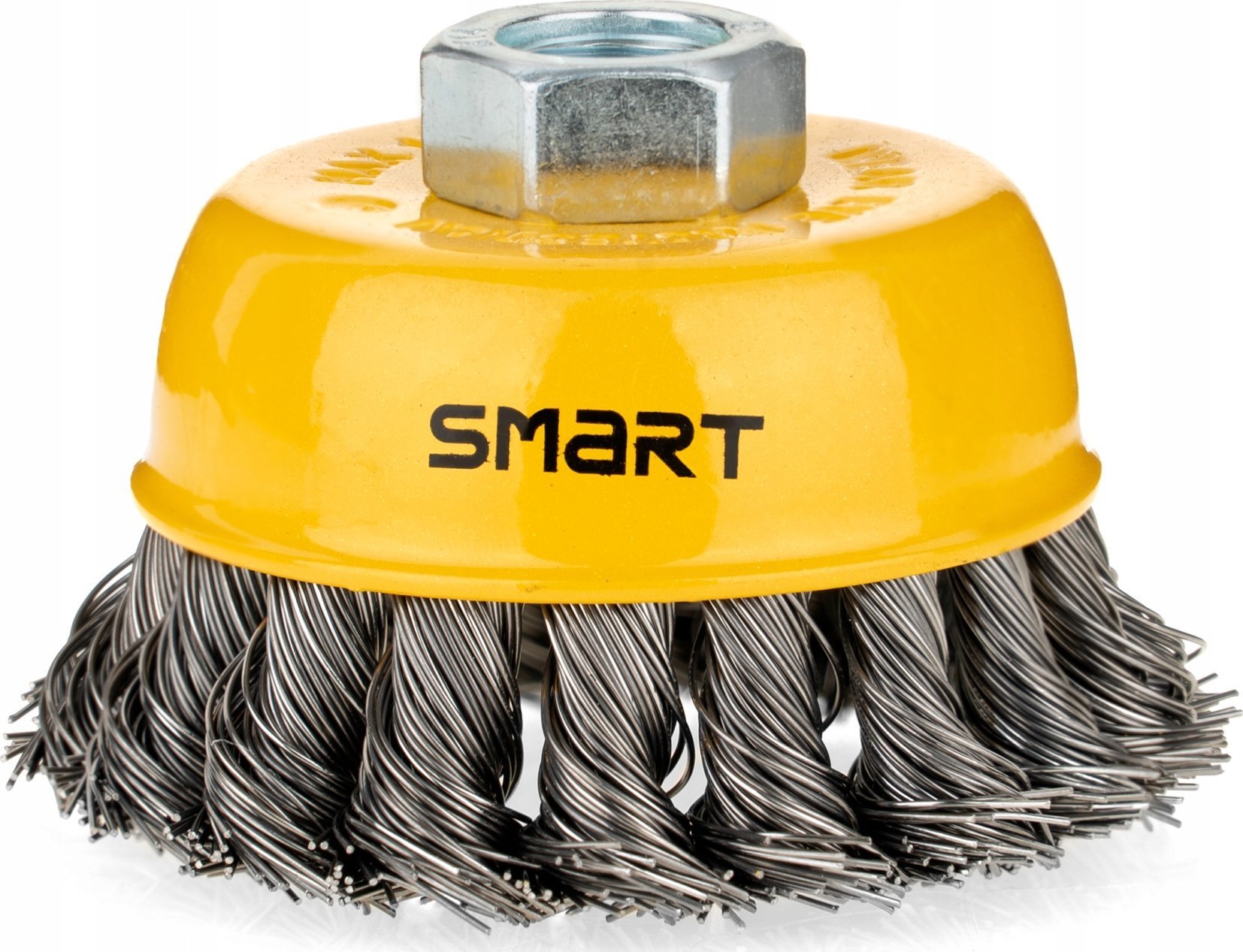 Smart Szczotka druciana garnkowa 75mm, pleciona