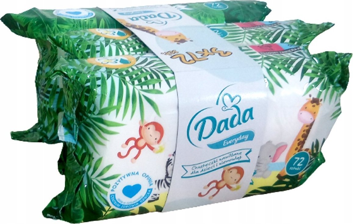 Dada Chusteczki nawilżane Dada Everyday 3x72=216szt