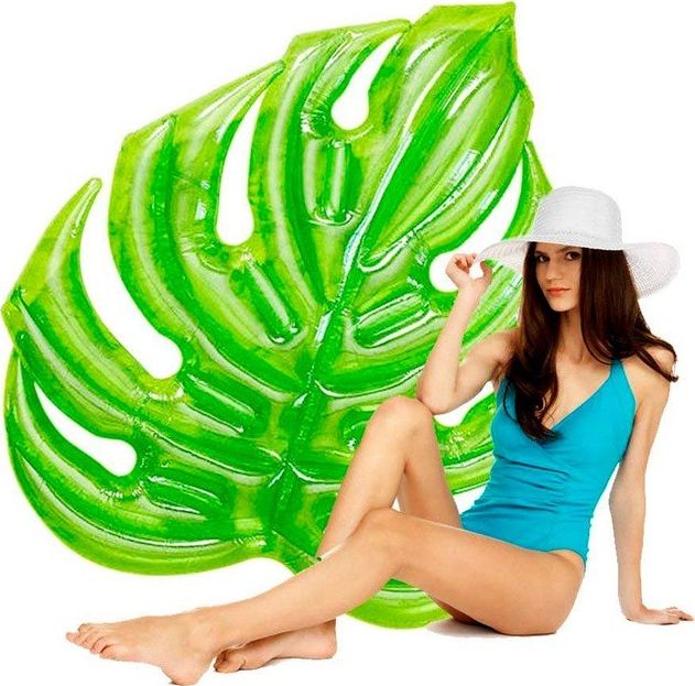 Pan i Pani Gadżet Materac dmuchany Liść Monstery