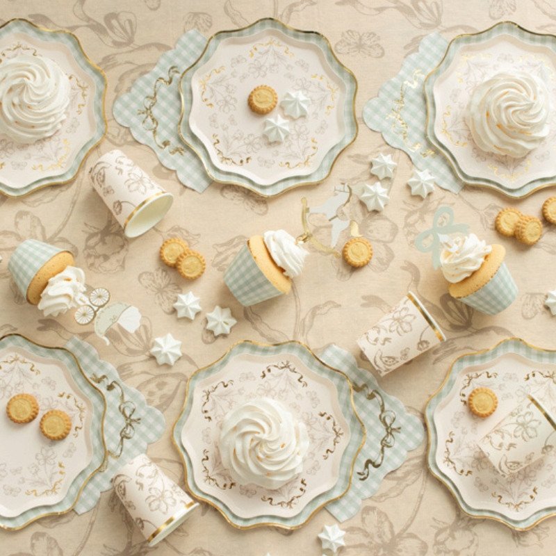 Talerzyki kratka 23cm 6szt