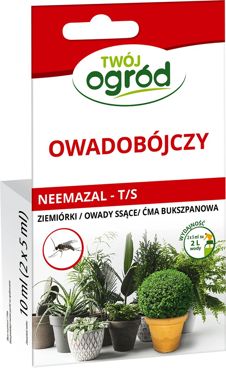 NeemAzal T/S Ziemiórki 10ml (2 x 5ml) (azadyrachtyna A) Twój Ogród - środek owadobójczy