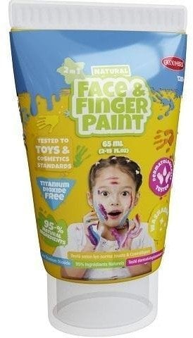 BOTI NATURAL farba d/mal palcami ŻÓŁTY 65ml 39708