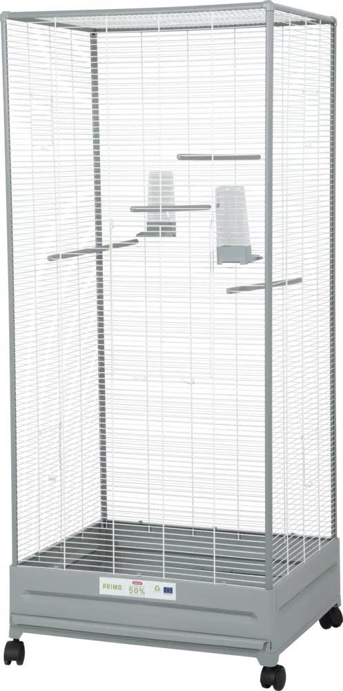 Zolux Klatka dla ptaków PRIMO CAMELIA, szaro-srebrna