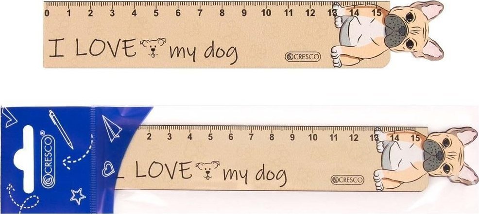 Linijka drewniana Buldog