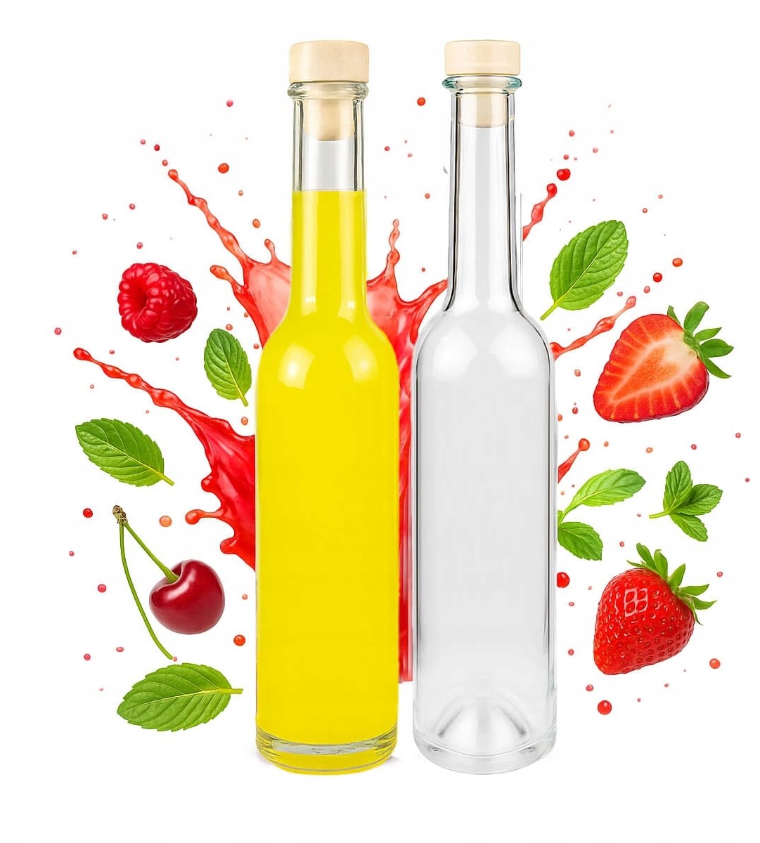 Butelka FENICE 350ml NA NALEWKI OLIWĘ SOK WINO LIKIER SYROP PREZENT