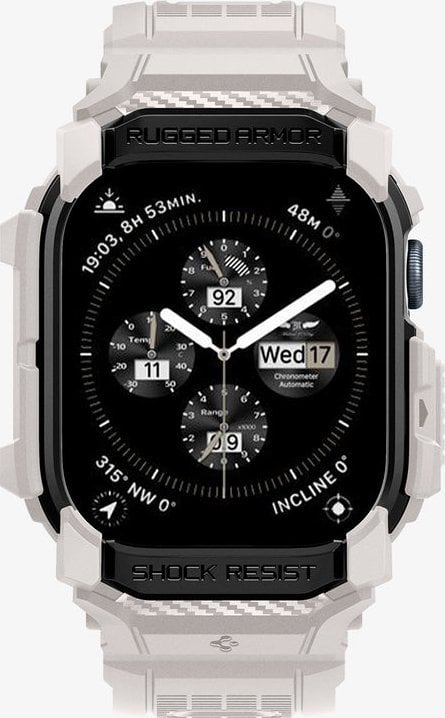 Spigen Spigen Rugged Armor Pro, dune beige - Apple Watch 10 42mm