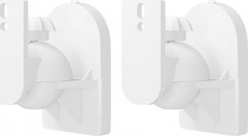 Goobay Uchwyt ścienny do głośników, uniwersalny, do 3,5kg, zestaw 2 sztuk, biały