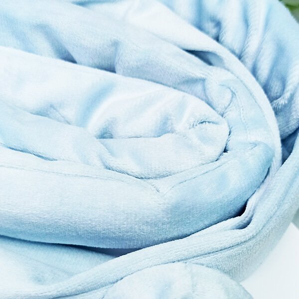 Yeye Wałek aksamitny VELVET do robienia loków Yeye Niebieski