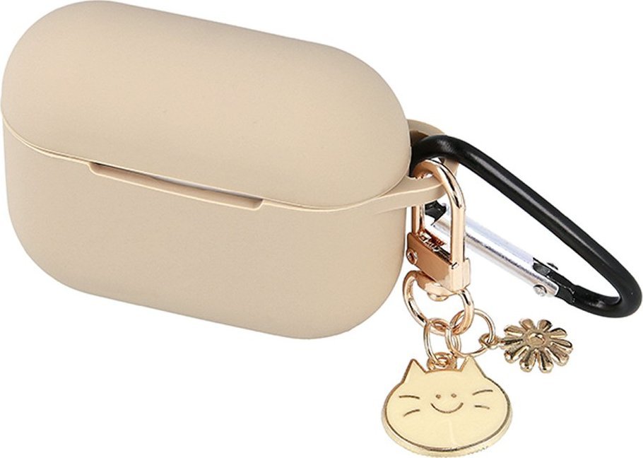 TelForceOne Etui do Airpods 3 karmelowe z zawieszką