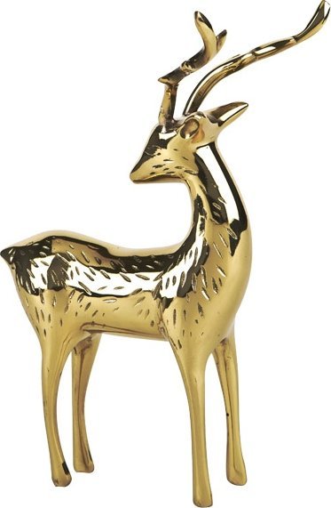 Witek Home Ozdoba z mosiądzu Jeleń 20cm