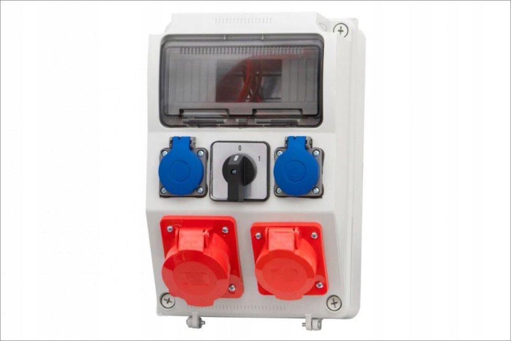 F-Elektro Rozdzielnica CAJA 2x32A/5P, 2x230V, 0/1 9M IP65