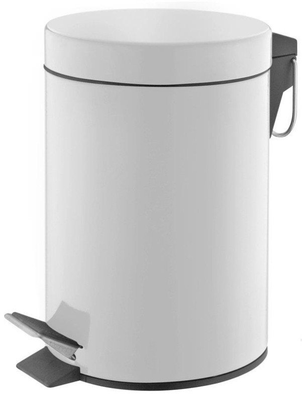 TRASH BIN PEDAL WHITE T-Y0103M 3 L OKKO