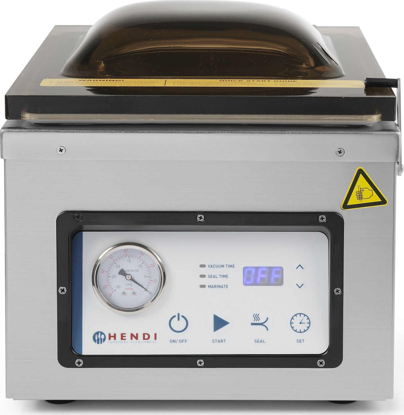 Hendi Pakowarka próżniowa komorowa z pompą olejową 300mm 950W PROFI LINE 300 Hendi 201435 Pakowarka próżniowa komorowa z pompą olejową 300mm 950W PROF