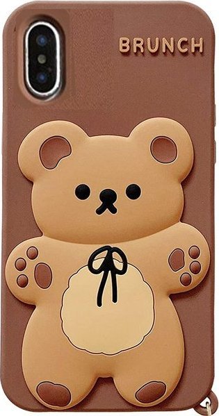 GEL ETUI DO IPHONE X CASE OBUDOWA COVER BRUNCH MIŚ
