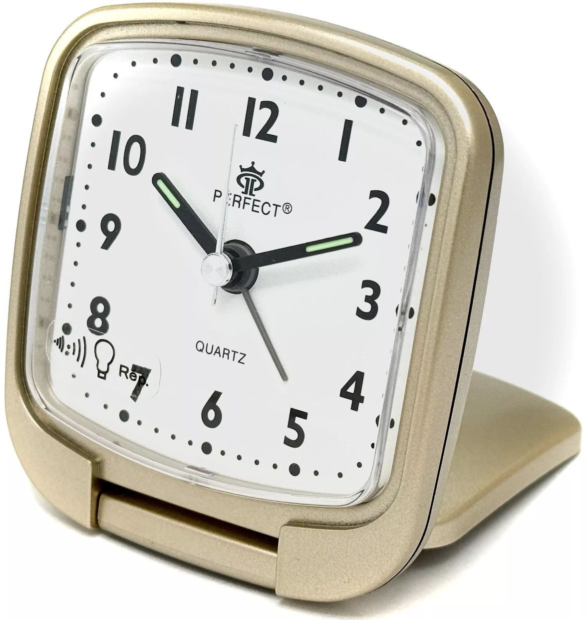 Budzik Perfect A808 złoty turystyczny .