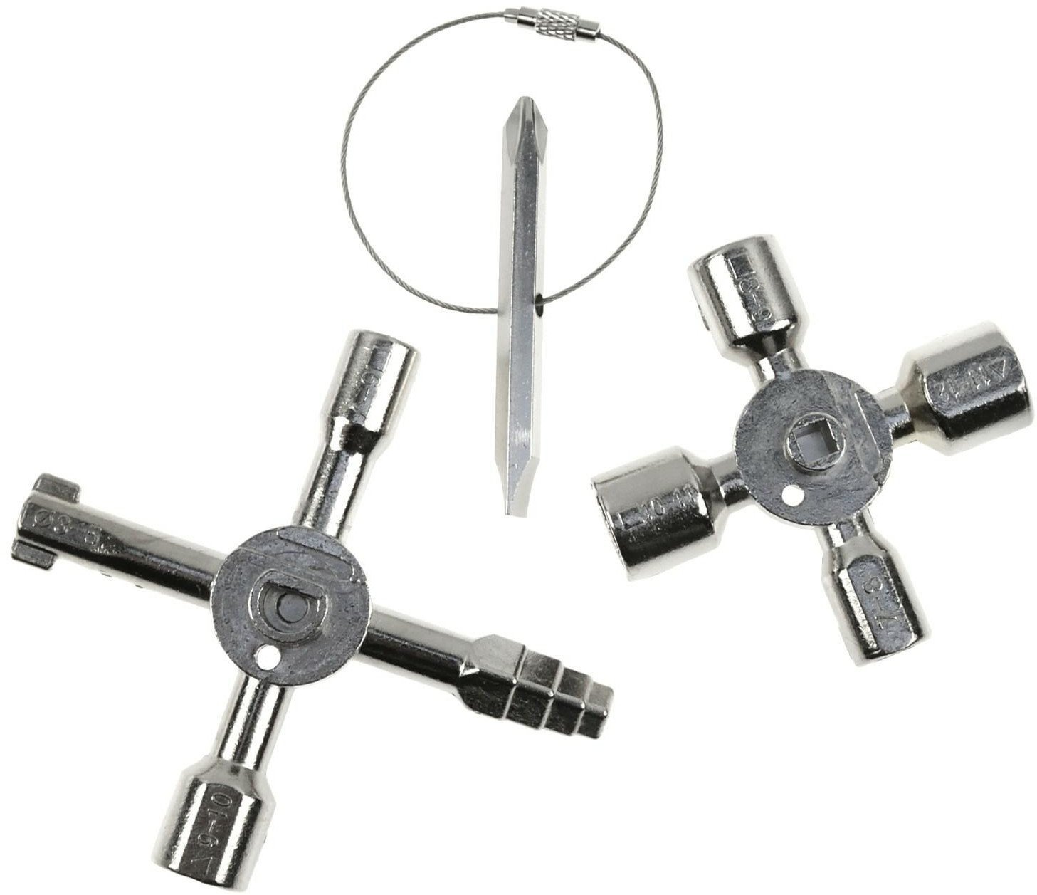 Uniwersalny klucz do szafek technicznych 10w1 (100)
