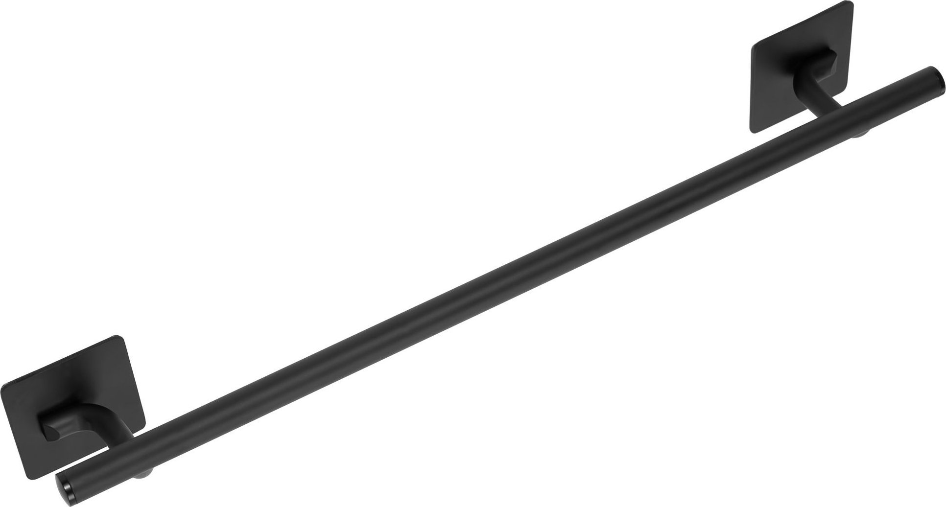 Tutumi Wieszak łazienkowy jednoramienny Czarny 322194A