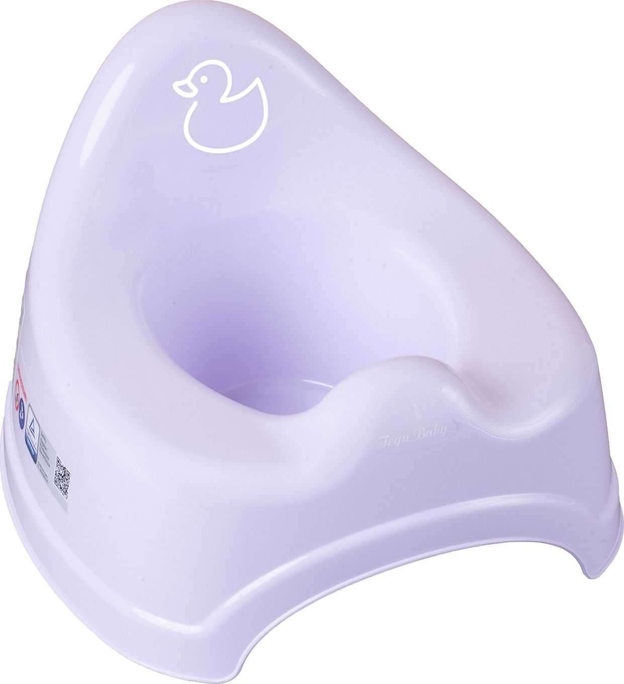 Tega Baby Nocnik z pozytywką Kaczka jasno fioletowy