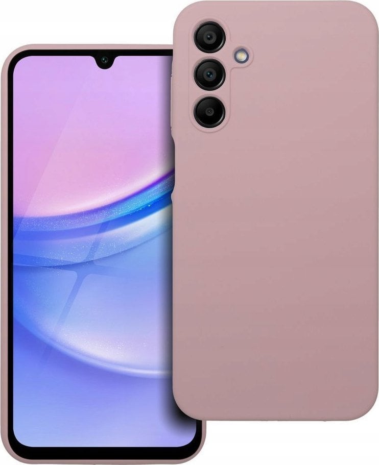 OEM Futerał SILICONE 2mm do SAMSUNG A15 5G / A15 4G pudrowy róż