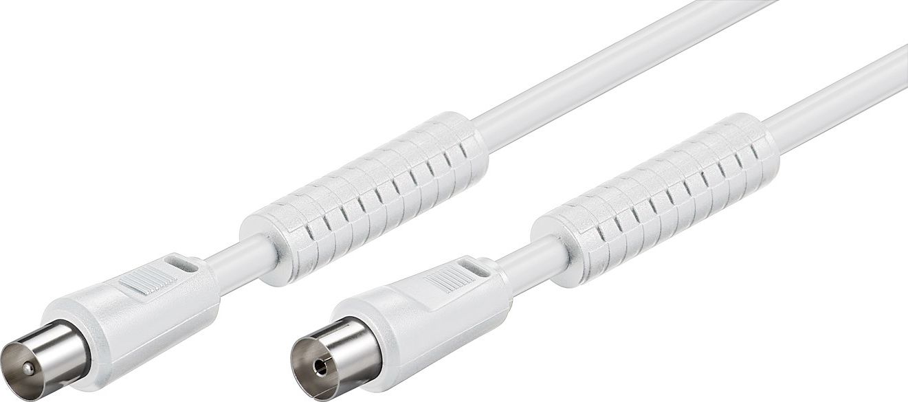 Kabel Goobay Antenowy 5m biały (50725)