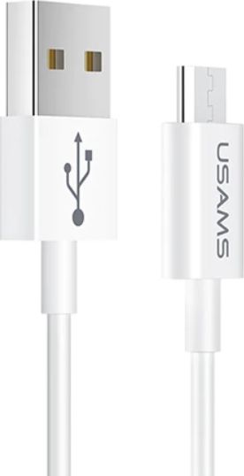 Kabel USB Usams USB-A - microUSB 1 m Biały (63863-uniw)