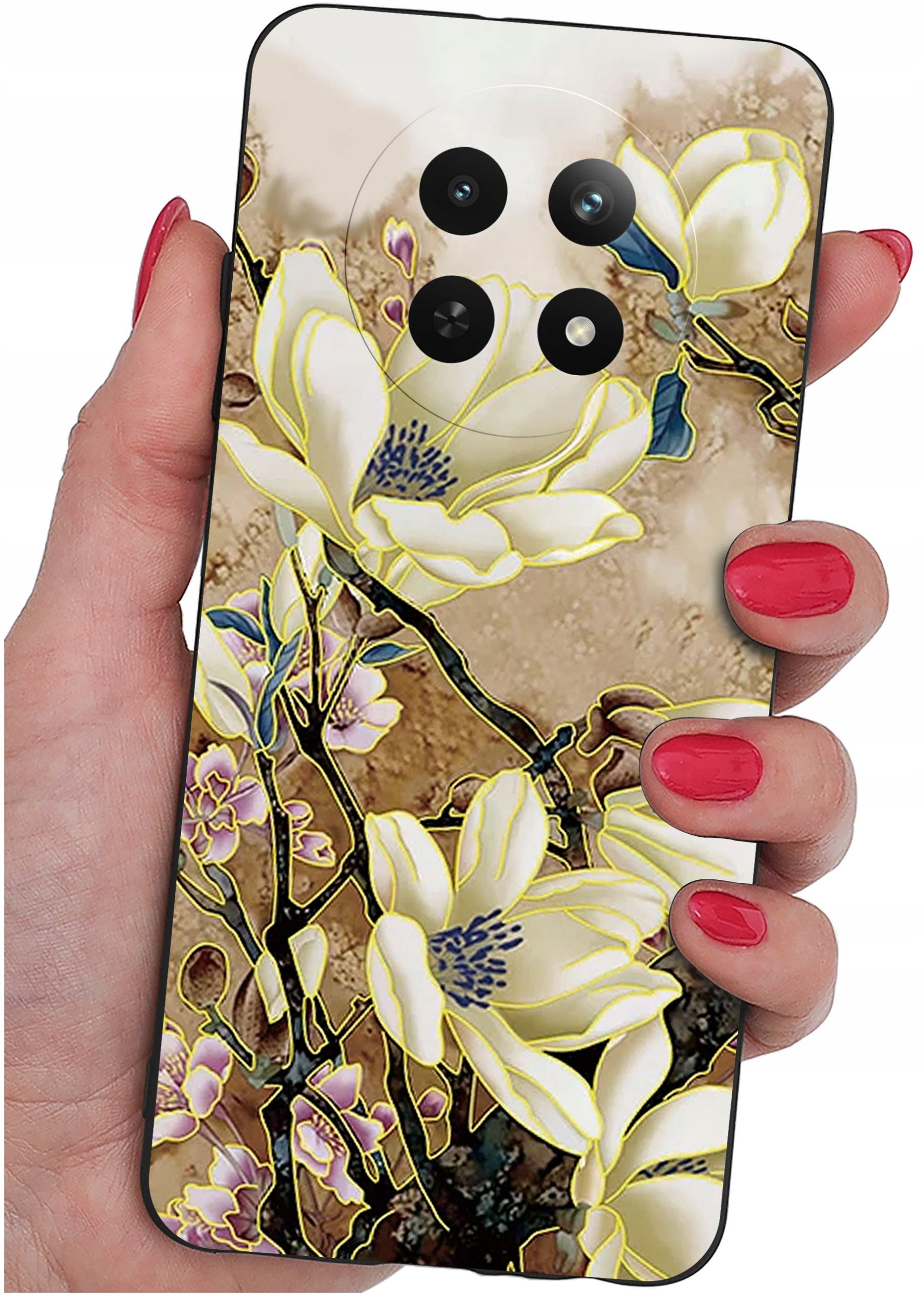 Etui do Realme 12 5G | 12x 5G WZORY |SILIKONOWE MATT CASE + SZKŁO 9H